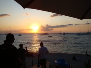 puesta de sol en Formentera