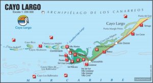 cayo largo mapa