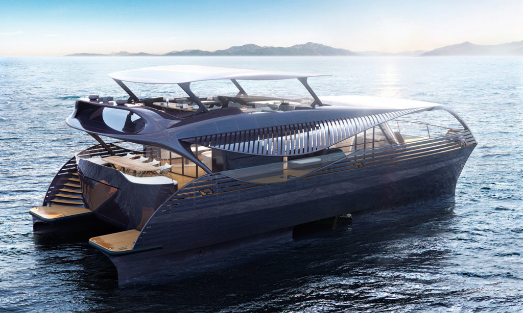 solar yacht of last generation